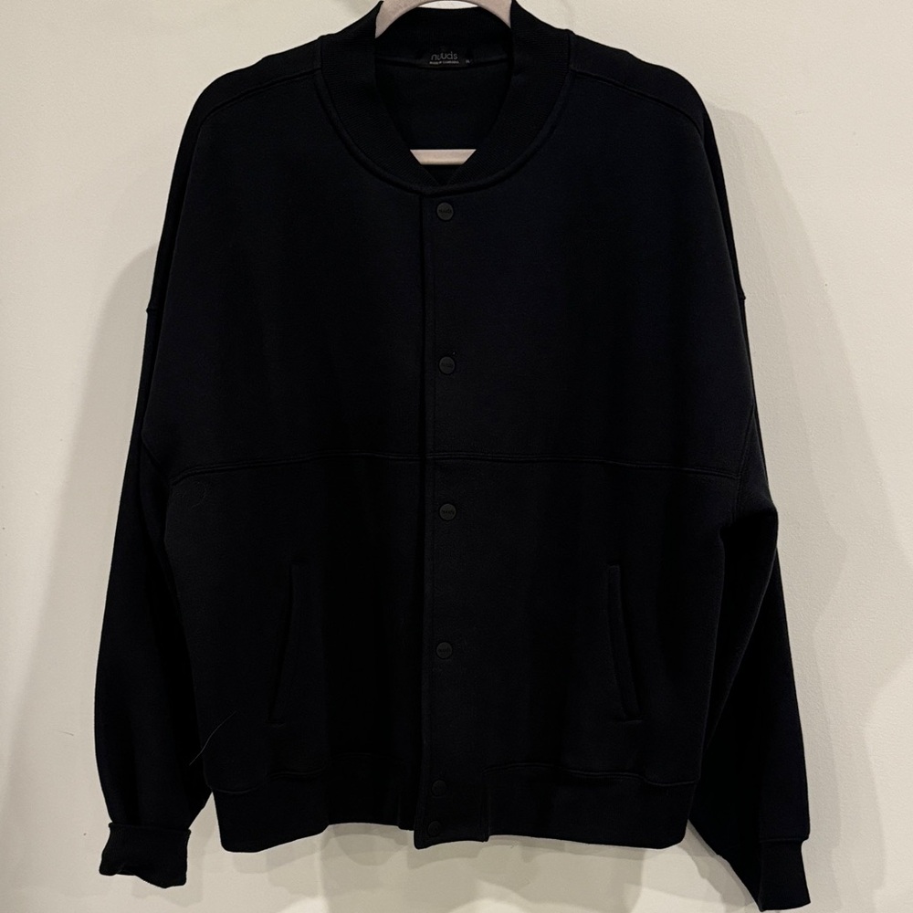 Nuuds Black Ribbed Knit Top